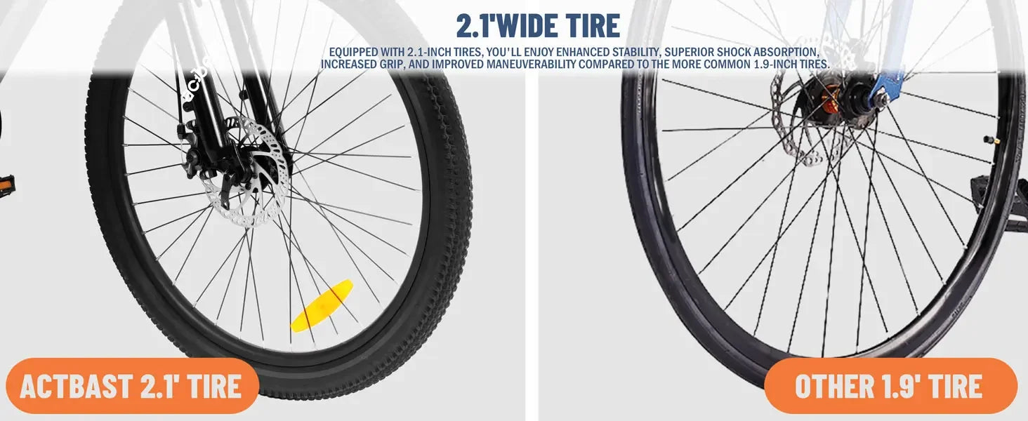 350W Electric Mountain Bike – 26” Tire