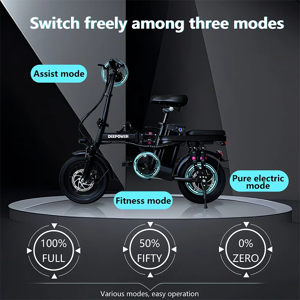 400W 14” Folding Electric Bike – 32KM/H