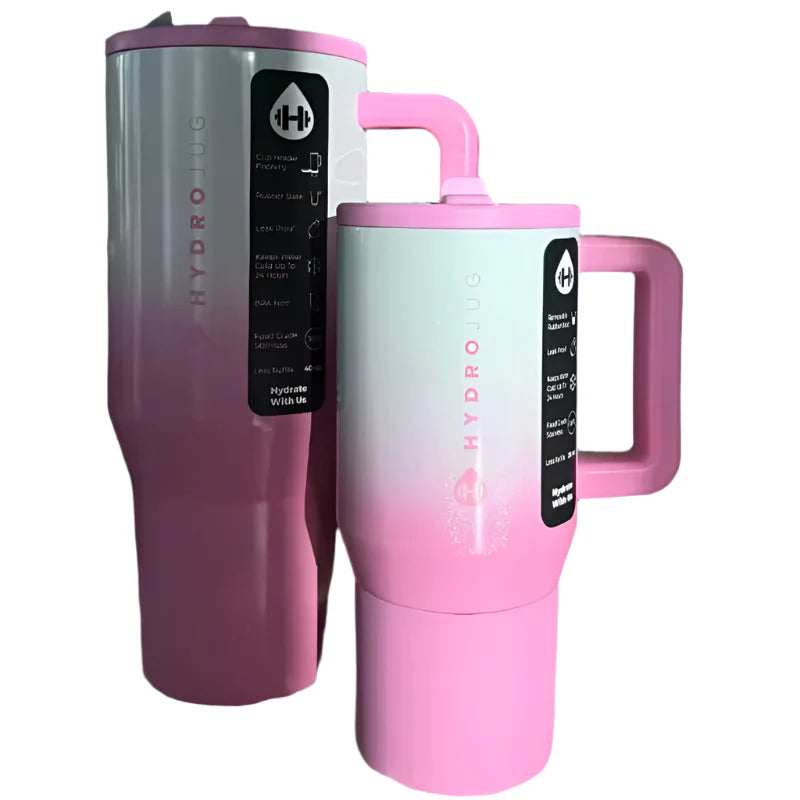 HydroJug 40 OZ Tumbler - Pink sand