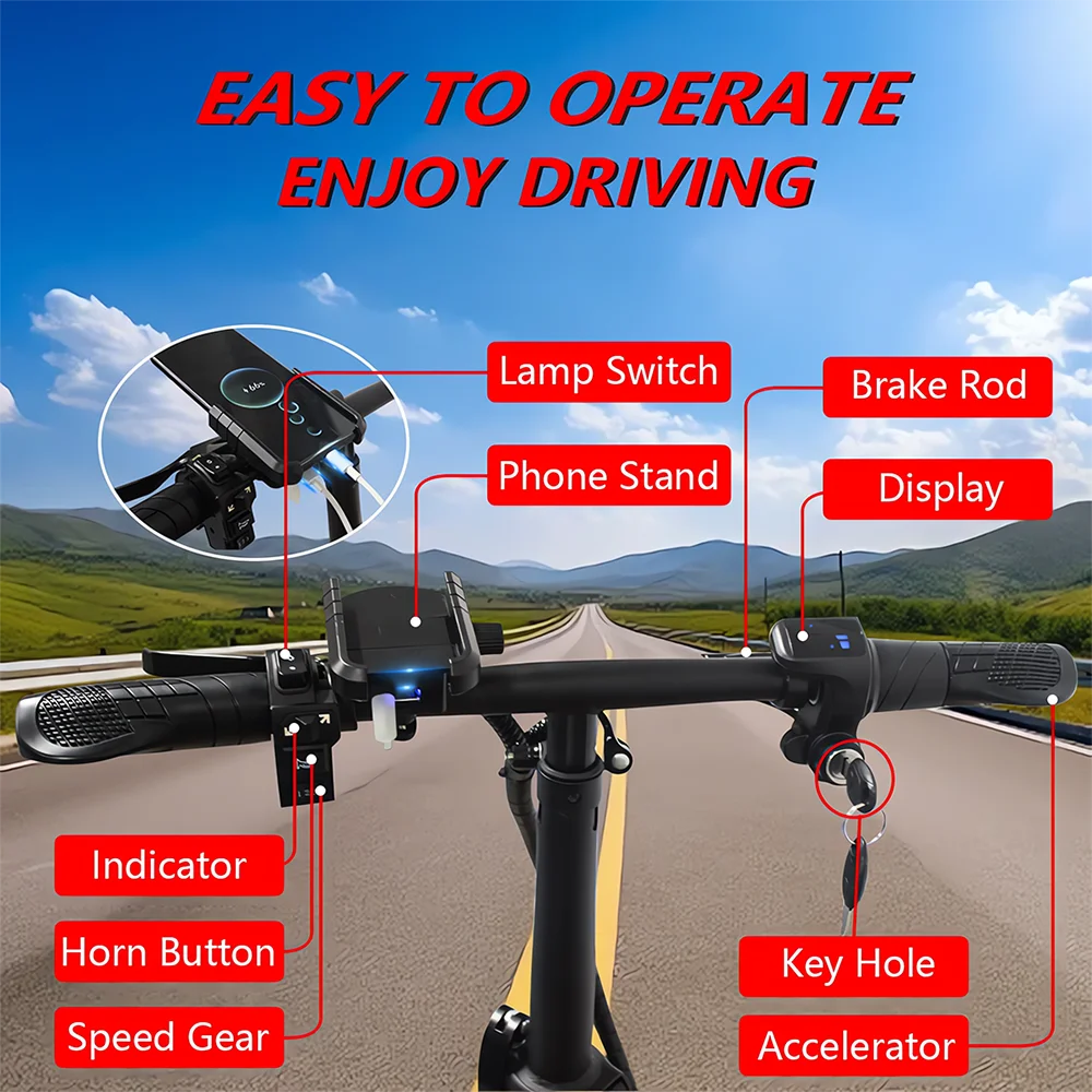 400W 14” Folding Electric Bike – 32KM/H