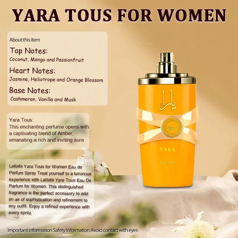 Yara Perfumes Hombre | Luxury Floral Eau de Cologne