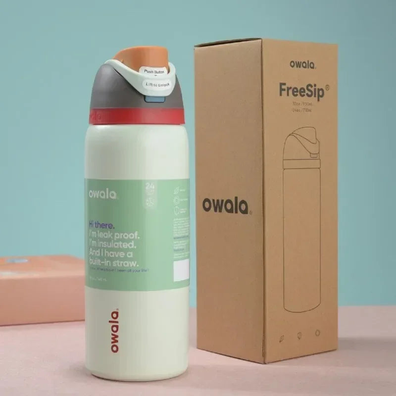 Owala Free Sip Water Bottle Pink