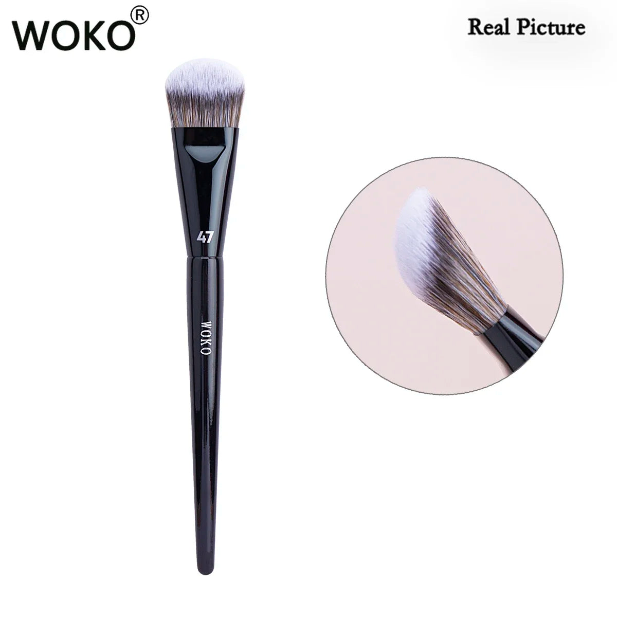 Angled Foundation Makeup Brush
