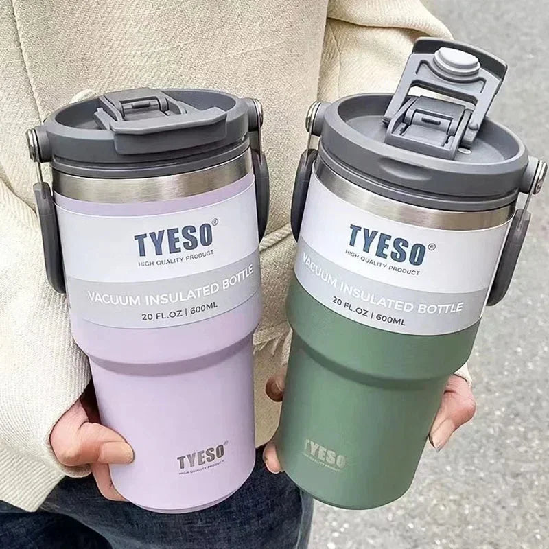 Tyeso Double-Layer Insulated Coffee Cup