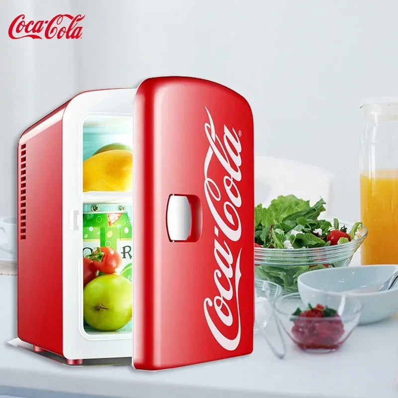 12V/220V Coca-Cola 4L Mini Refrigerator