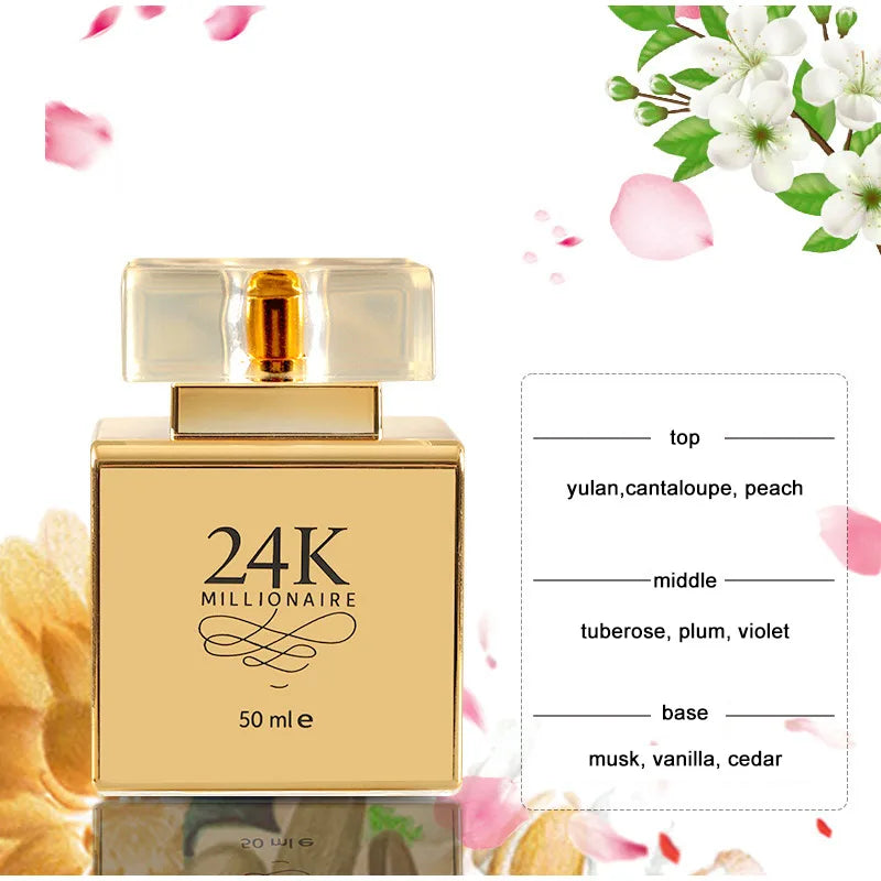 24K Gold Women's Perfume – Fruity Scent