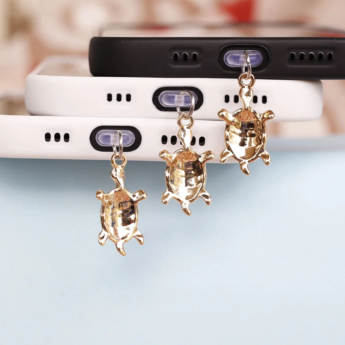 Turtle Phone Dust Plug Accessory