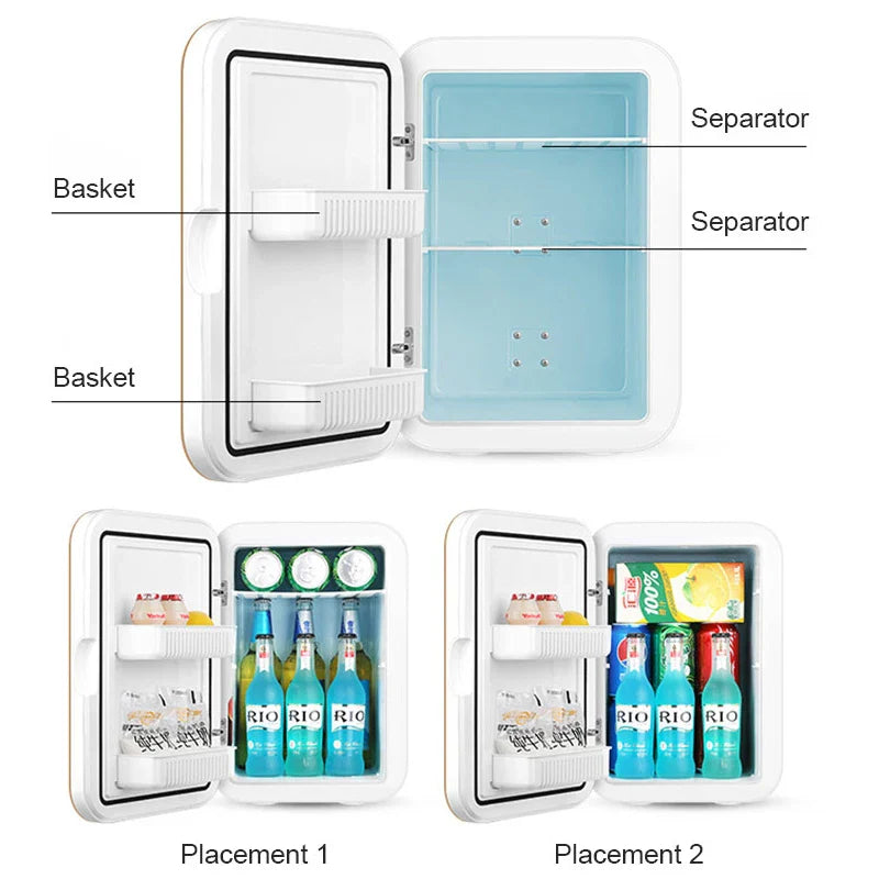 BALASHOV 20L Mini Refrigerator for Home