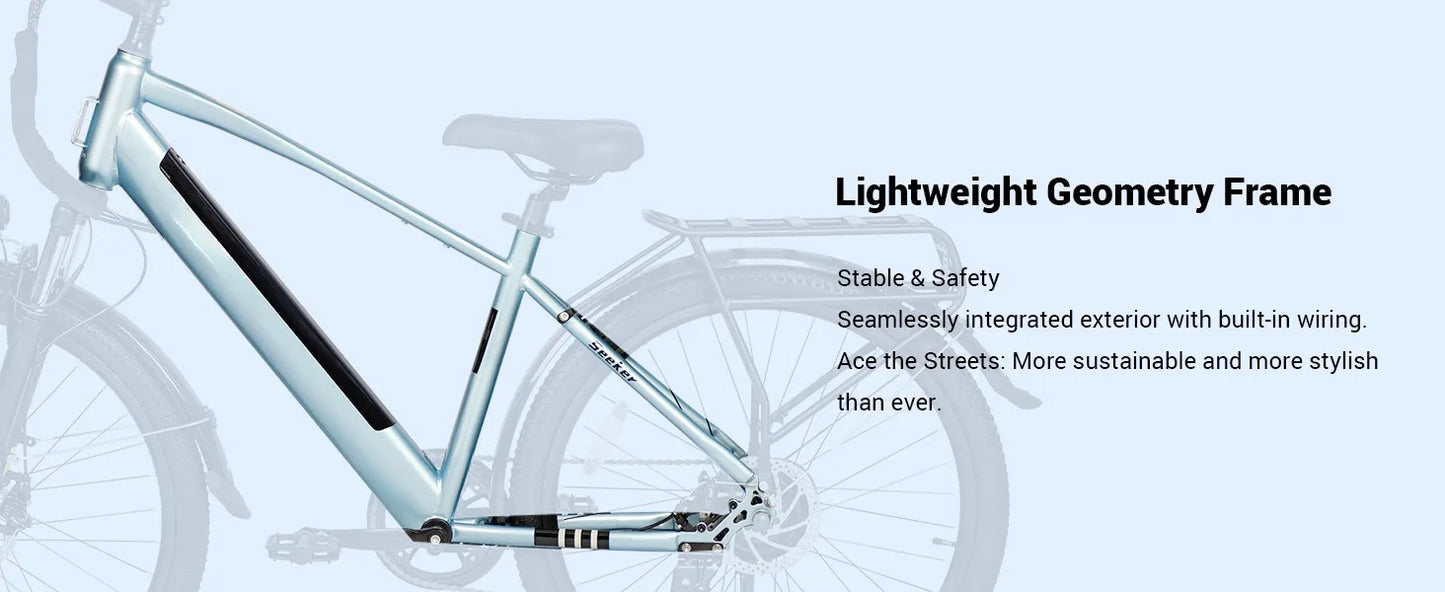 500W Electric Mountain Bike – 26” 20MPH Ride