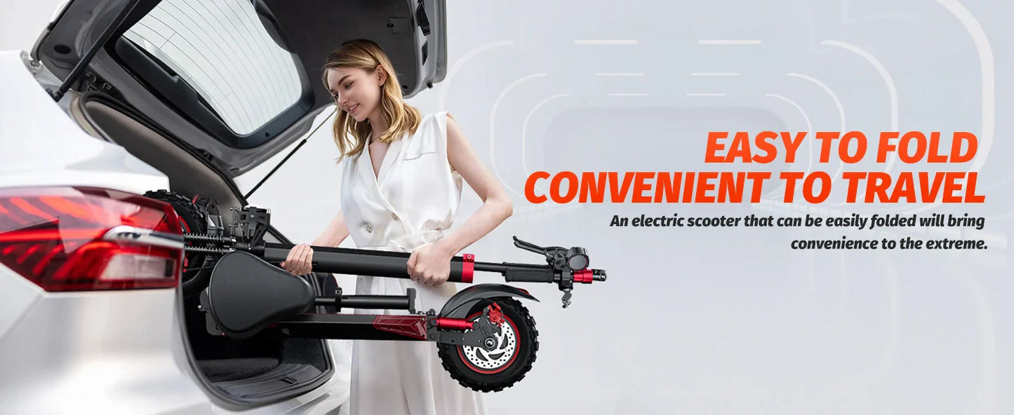 1200W Foldable Electric Scooter with Seat