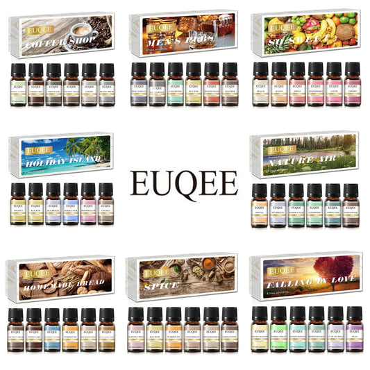 Unisex EUQEE 6pcs Fragrance Oil Gift Set