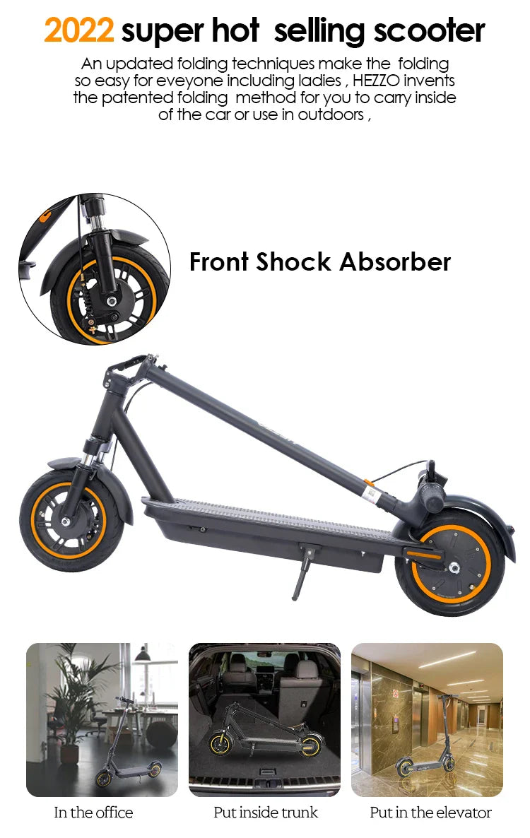 HEZZO G30 500W Foldable Electric Scooter