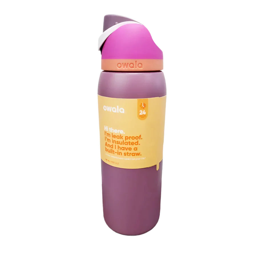 Owala  Insulated Stainless Steel Free Sip Water Bottle - Girl Hood