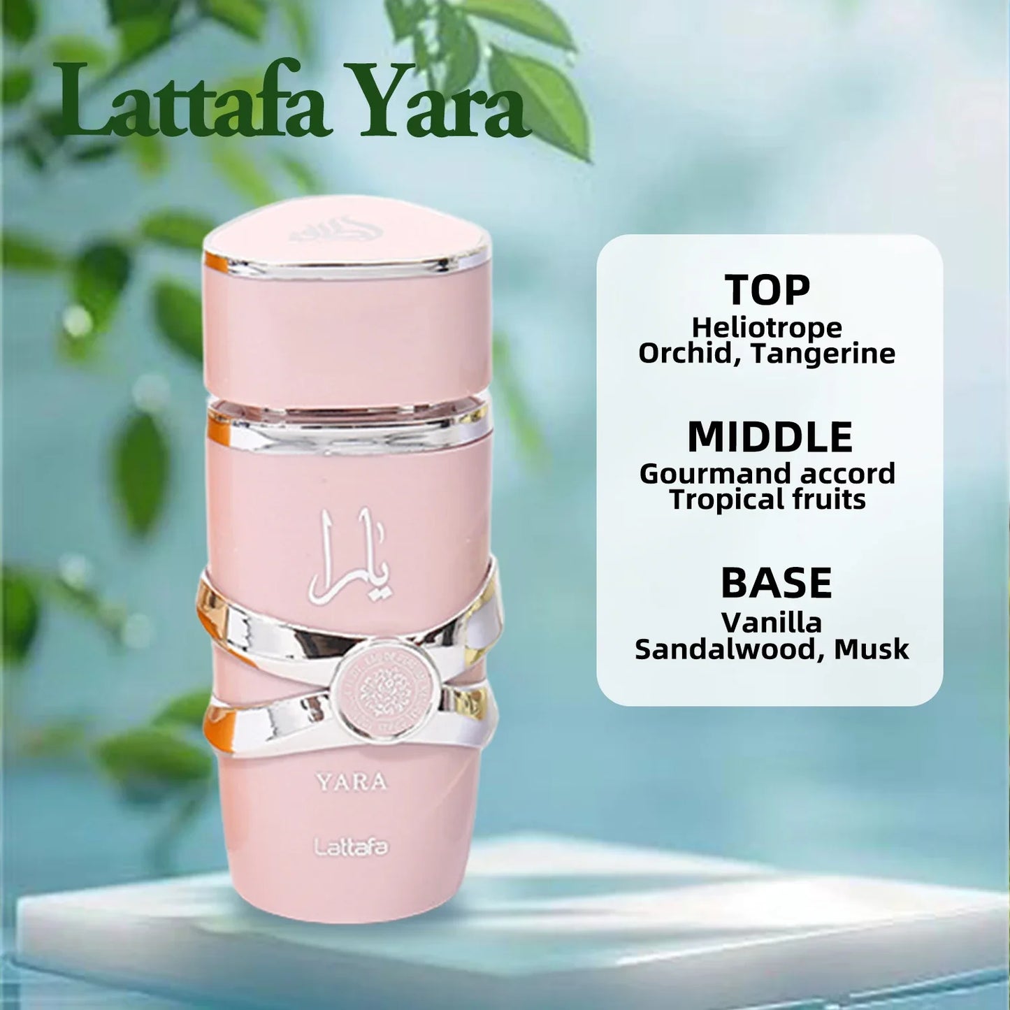 Lattafa Yara For Women 3-Piece Set Sweet Pheromone Perfume