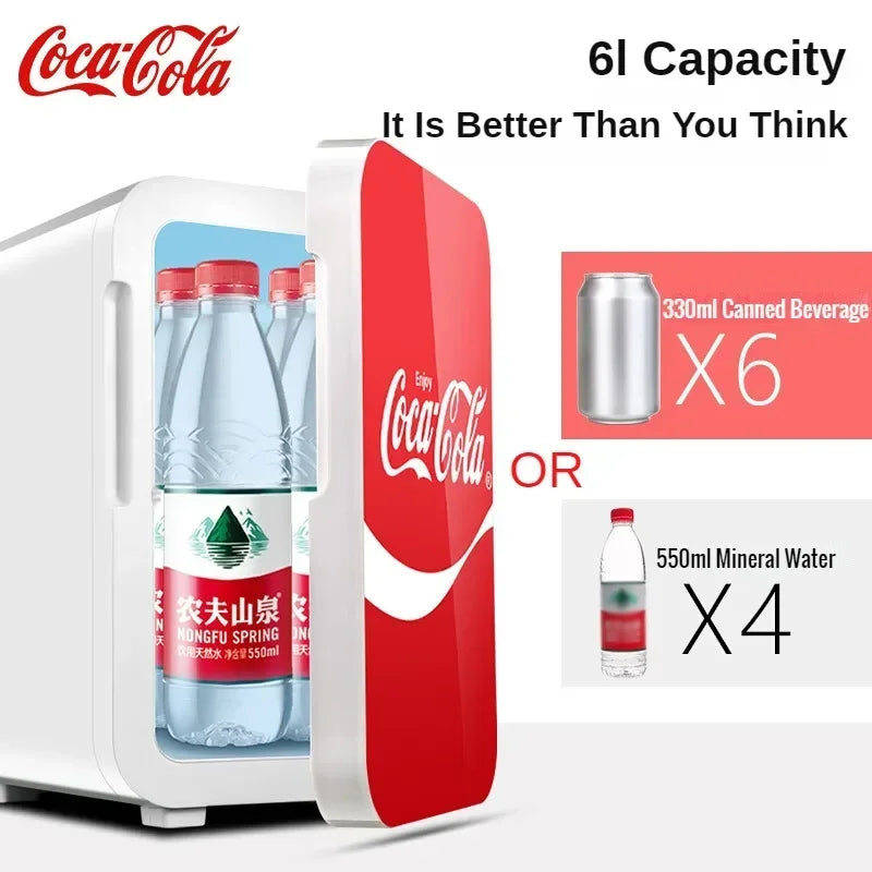 Coca-Cola 6L Mini Refrigerator for Home