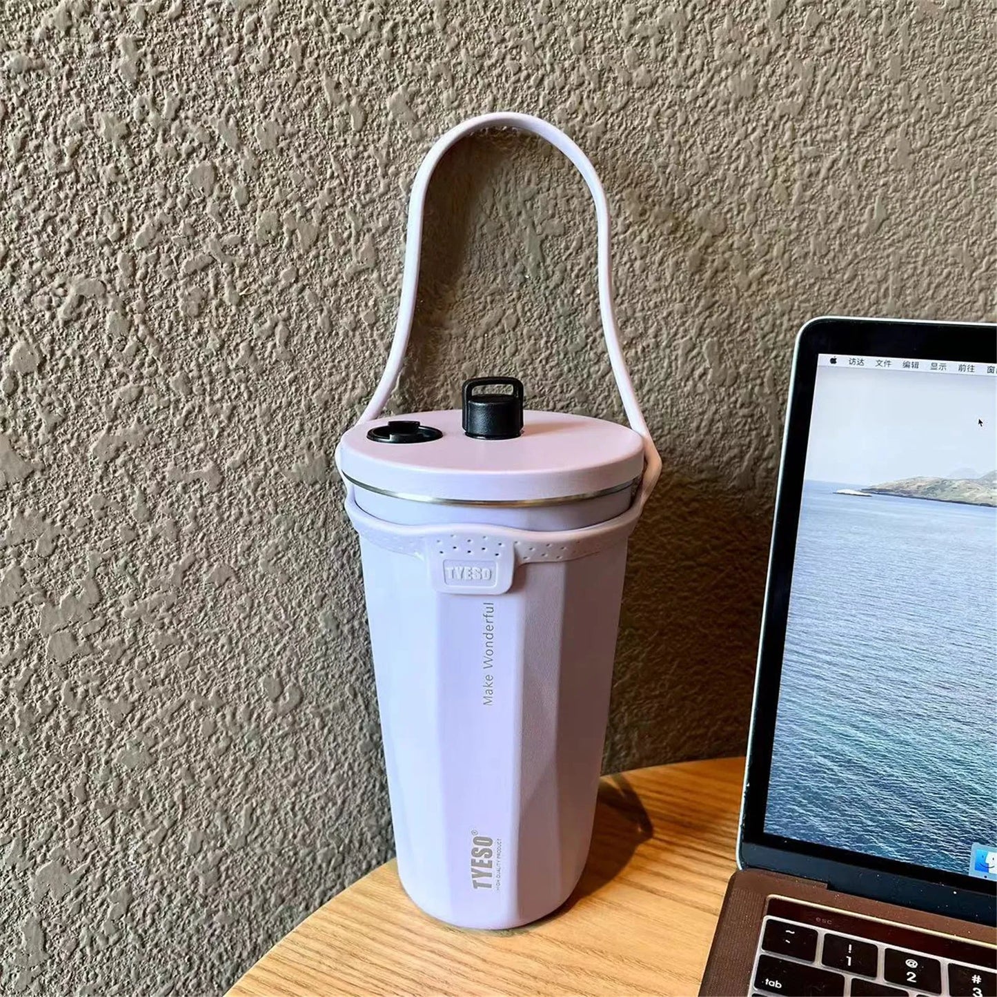 Tyeso Vacuum Insulated Thermos Cup