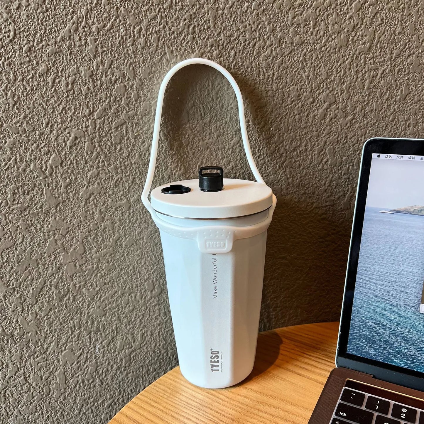 Tyeso Vacuum Insulated Thermos Cup