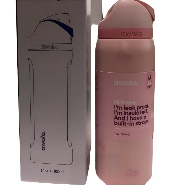 Owala Free Sip Water Bottle Pink