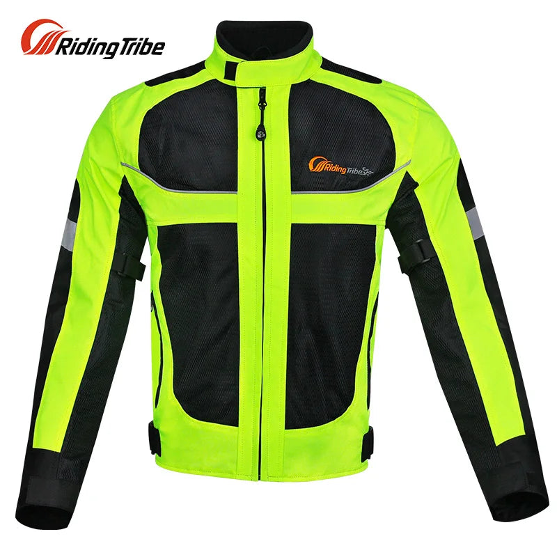New Vemar Men Motorcycle Coat Summer Breathable Mesh Moto Jacket CE1/2 EVA Protective Gear Motorbike Clothing Jacket Black/Gray
