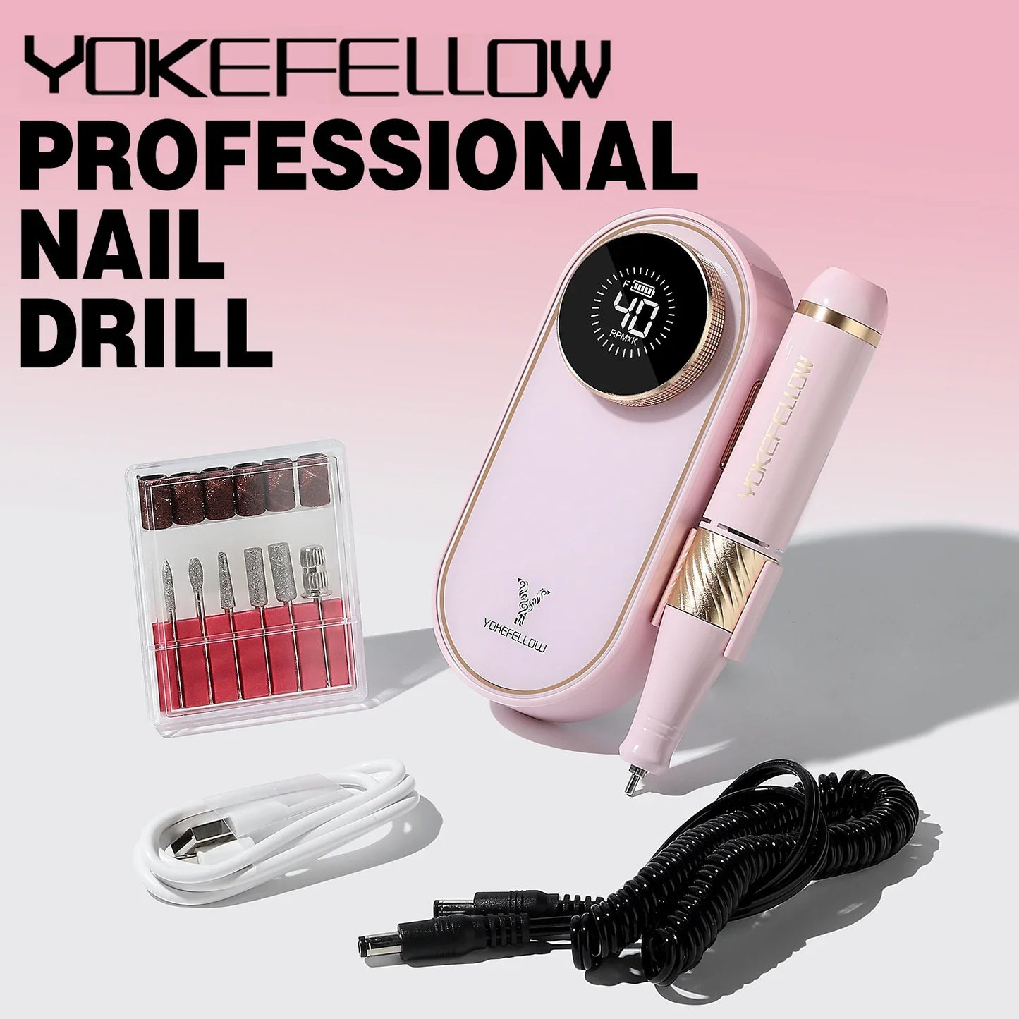 Electric Portable Nail Drill for UV polish
