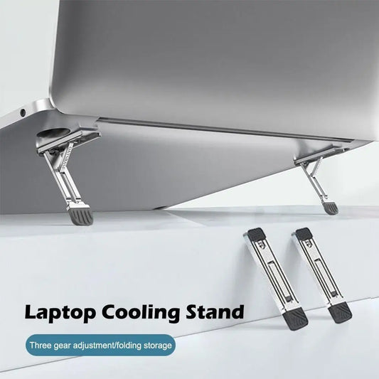 Aluminum Folding Laptop Stand with 3 Height Levels
