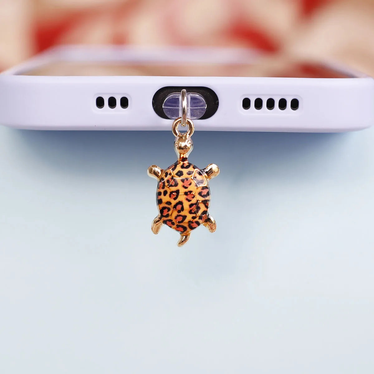 Turtle Phone Dust Plug Accessory