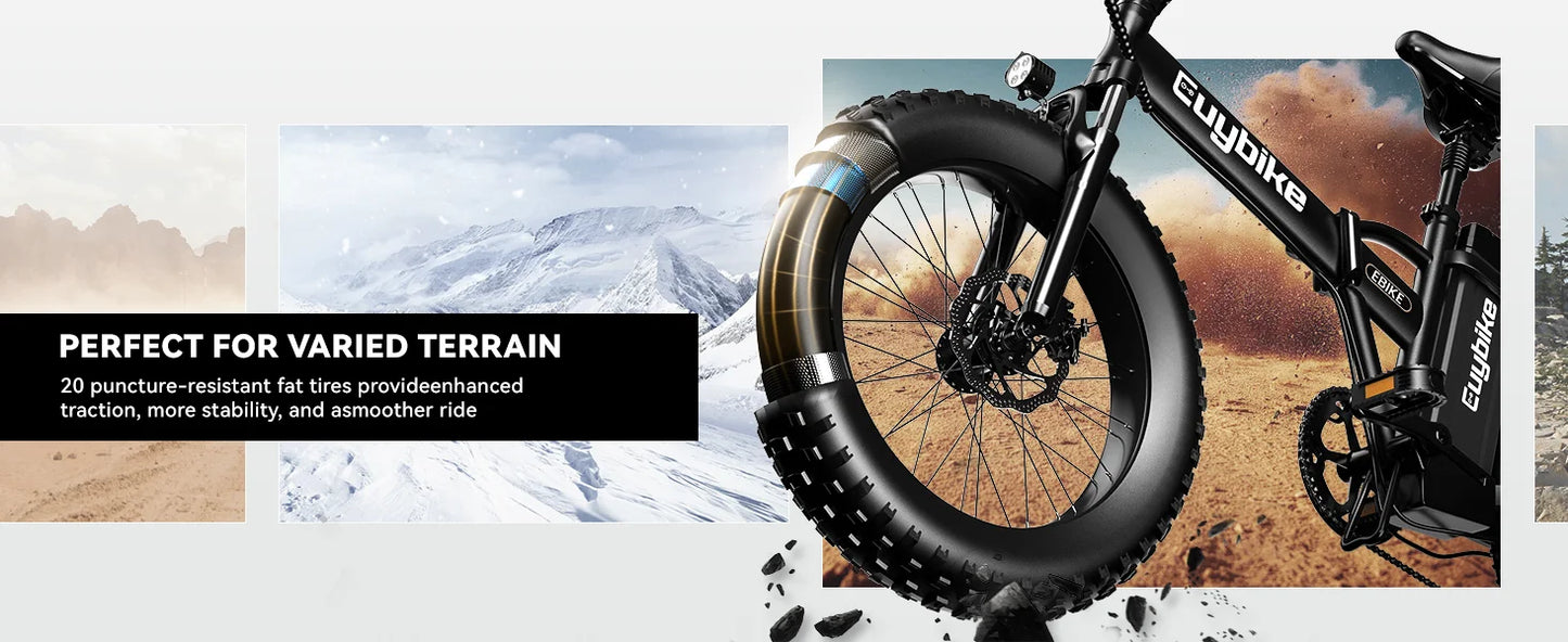 1000W Folding Electric Commuter Bike