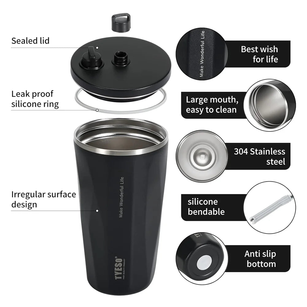 Tyeso Vacuum Thermos Cup