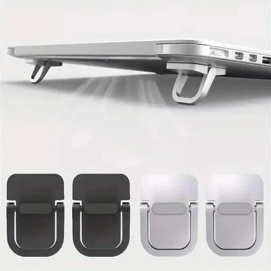 Aluminum Self-Adhesive Invisible Laptop Stand Bracket