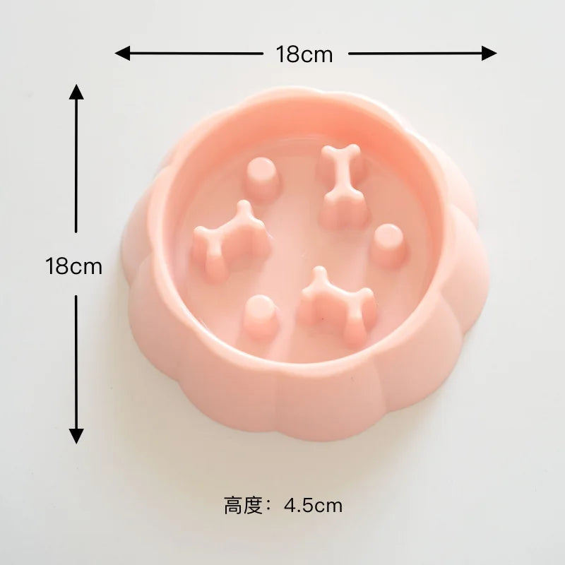 Anti-Choking Dog Slow Feeder Bowl