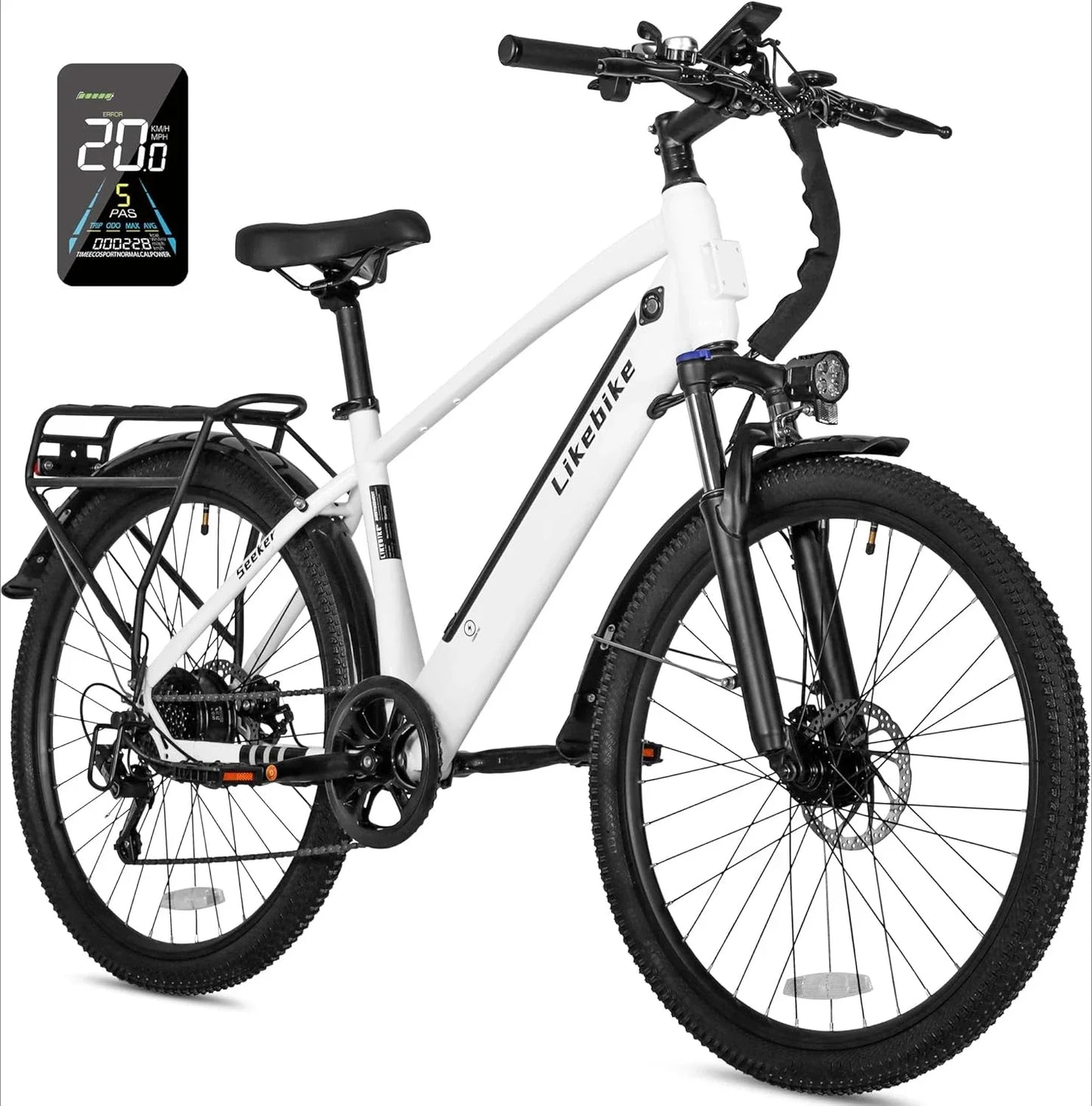 500W Electric Mountain Bike – 26” 20MPH Ride