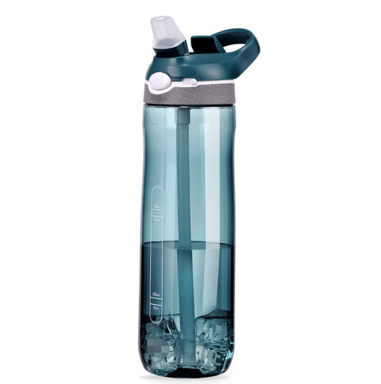 Plastic Water Bottle With Straw