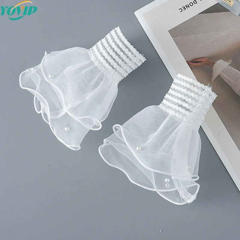 1 Pair Nail Art Tulle Gloves