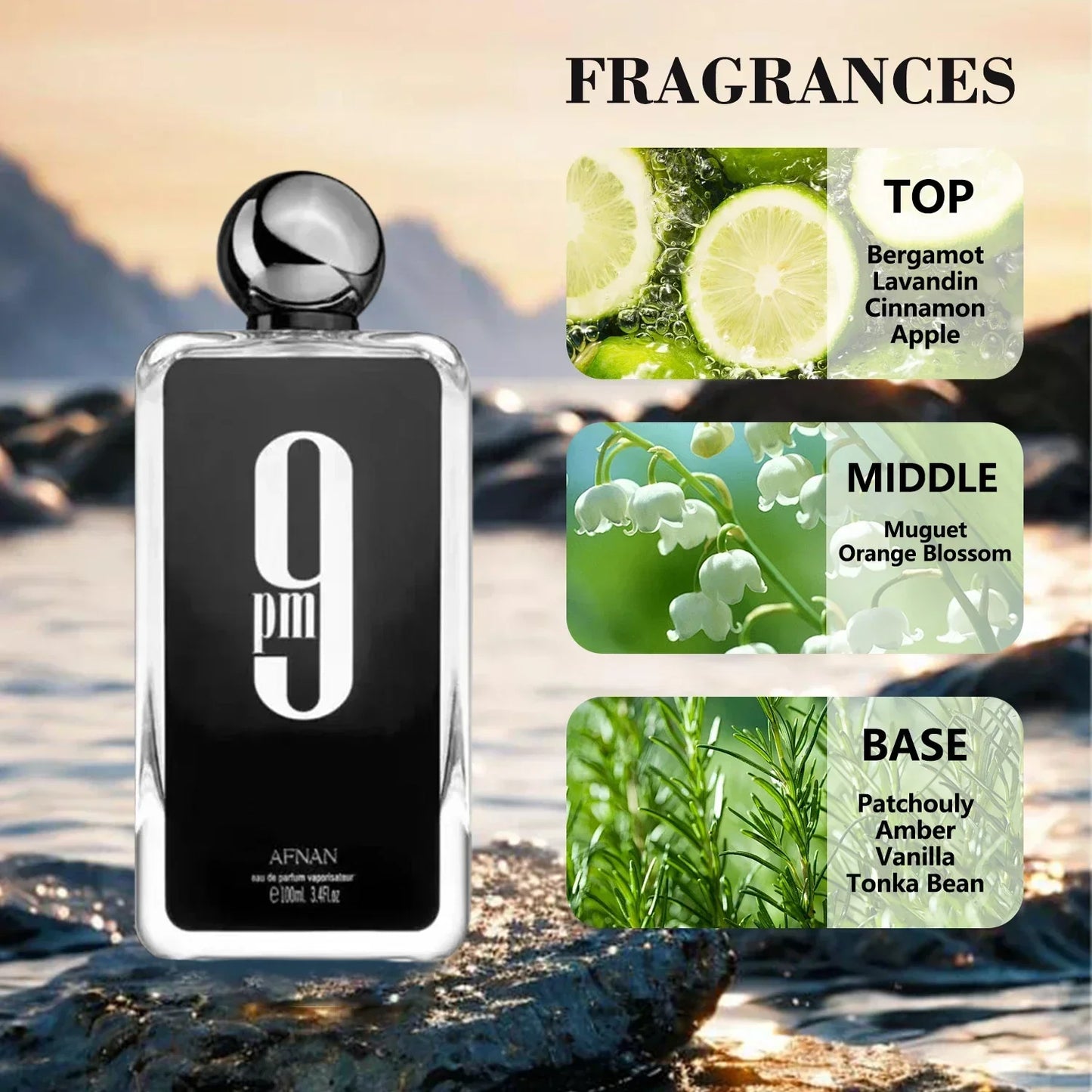 Afnan 9 PM Perfume for Men