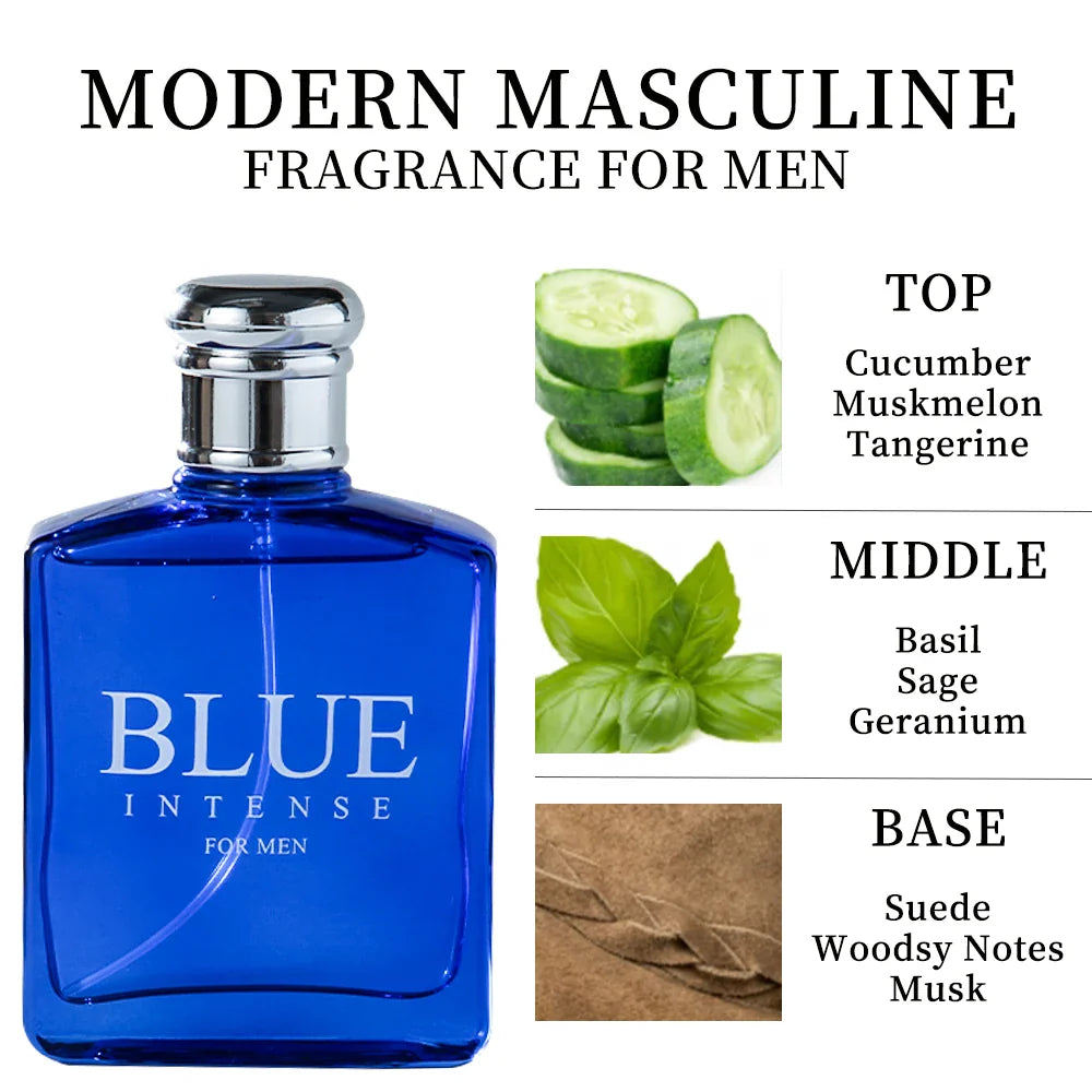 BLUE CHARM Eau de Parfum | 100ML Men's Fragrance