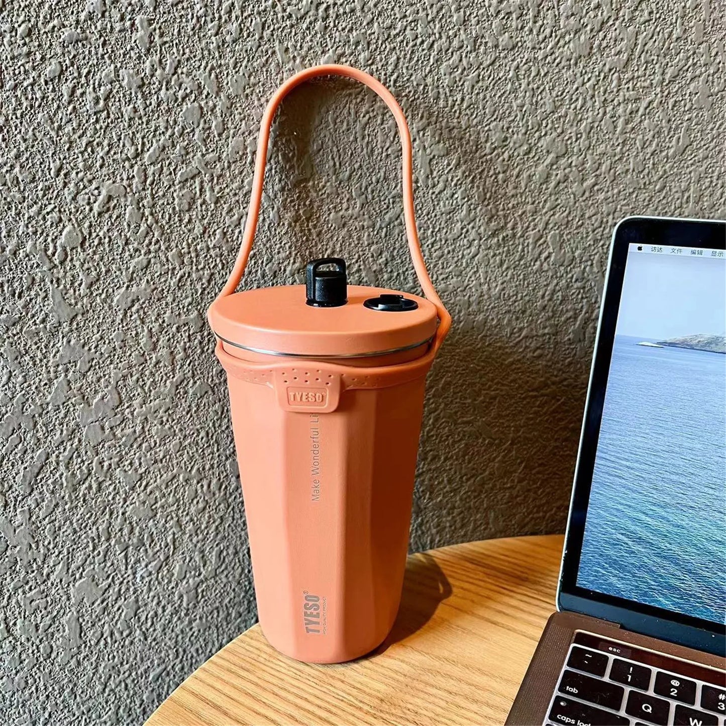 Tyeso Vacuum Insulated Thermos Cup