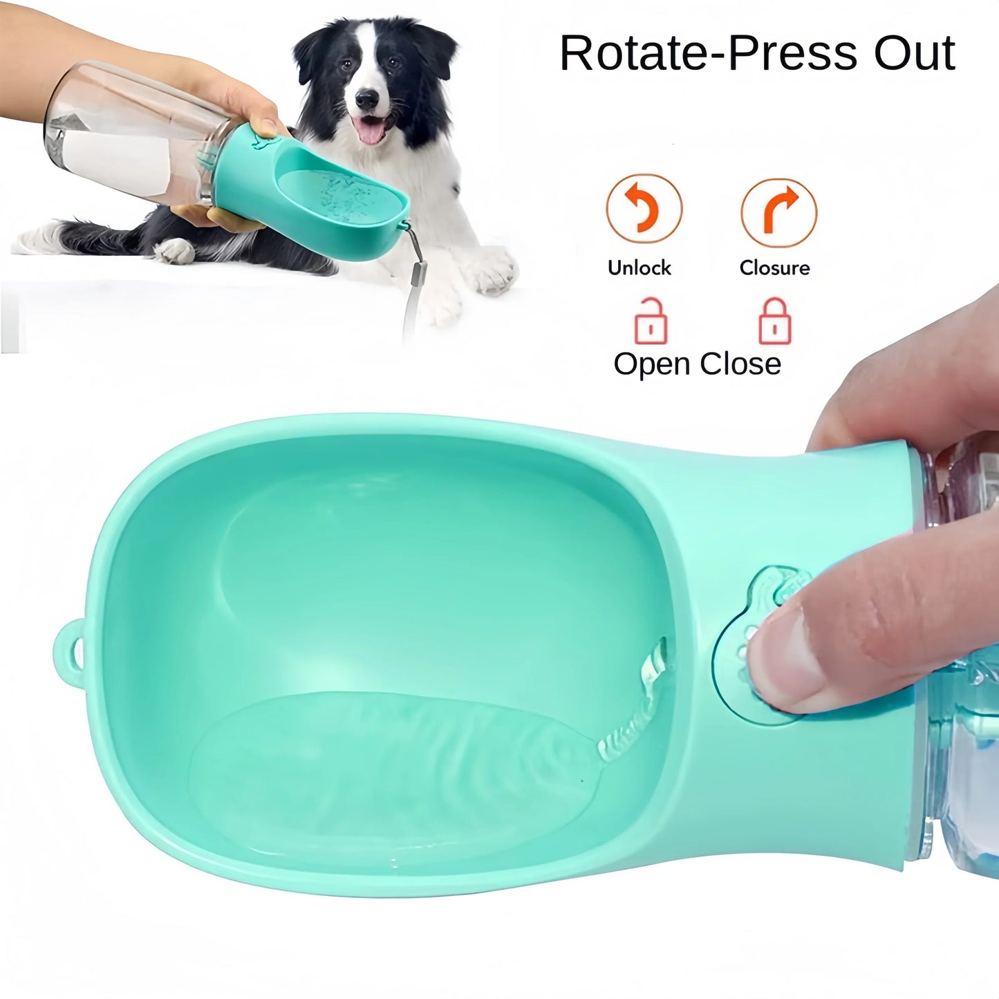 Portable Dog Water Bottle Dispenser