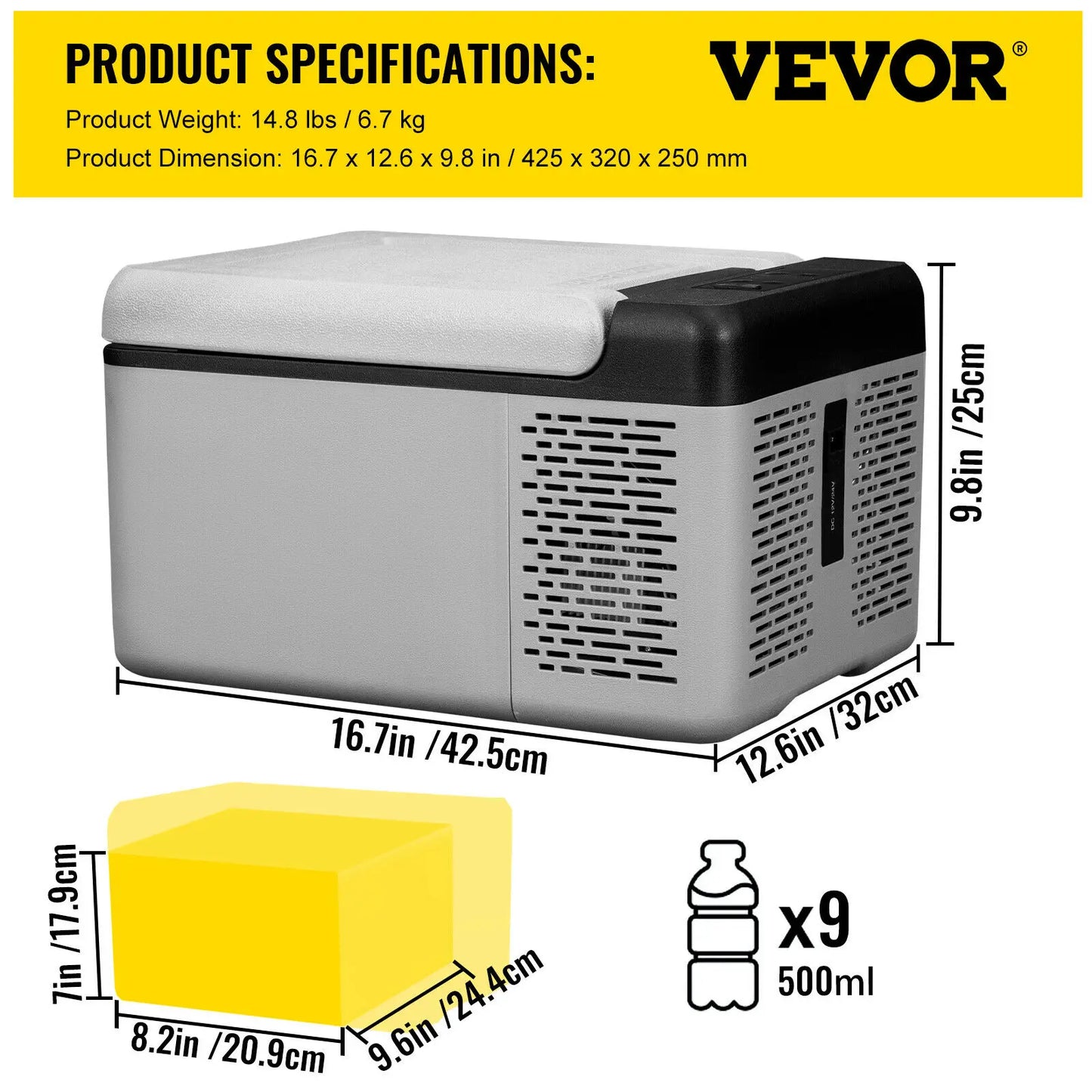 12 Volt VEVOR Car Mini Refrigerator