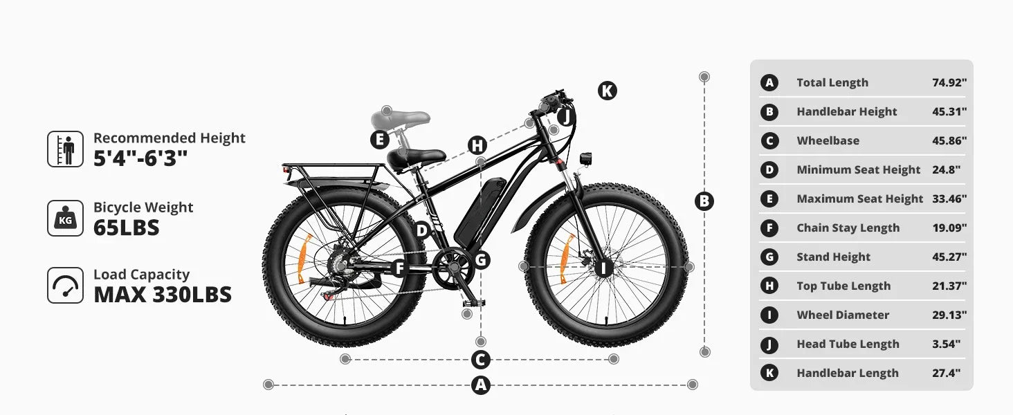 1500W Dual Shock Electric Bike