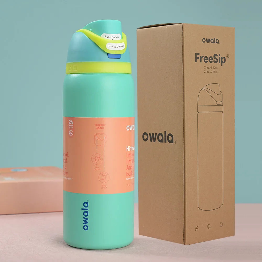 Owala Stainless Steel Water Bottle with Straw