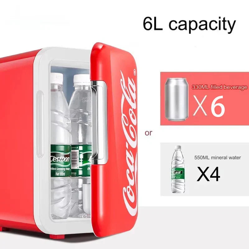 Coca-Cola 6L Mini Refrigerator 12V/220V