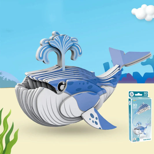 Animal 3D paper puzzle kids