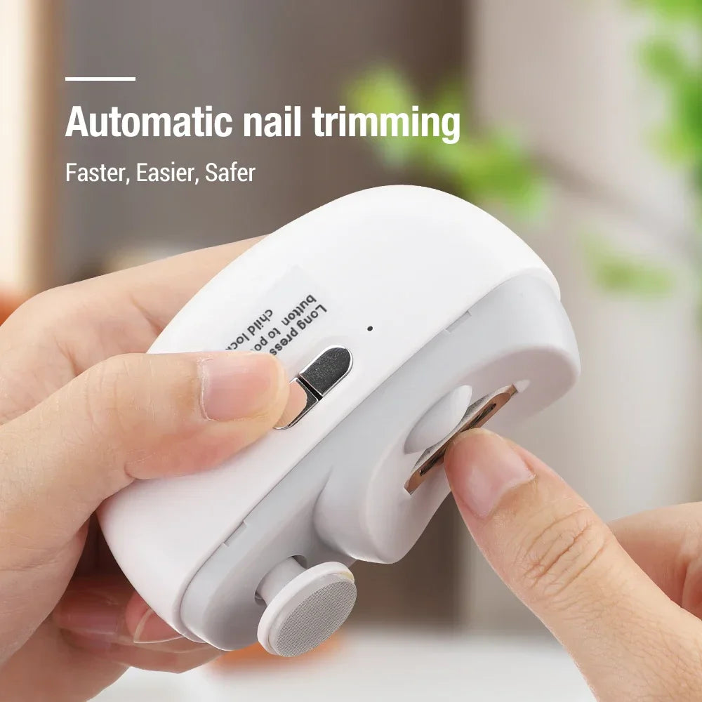 Electric Nail Clipper & Trimmer with Light