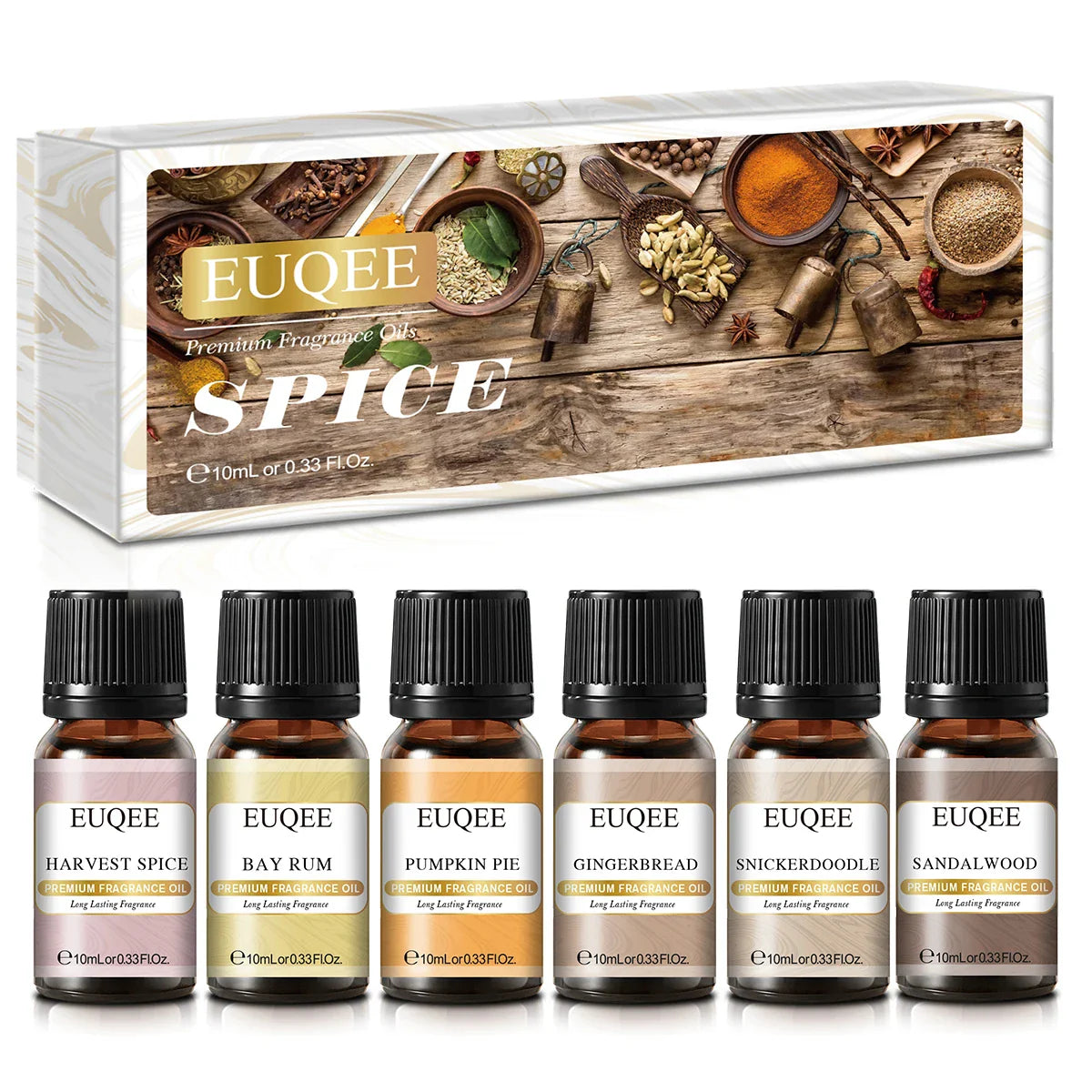 Unisex EUQEE 6pcs Fragrance Oil Gift Set