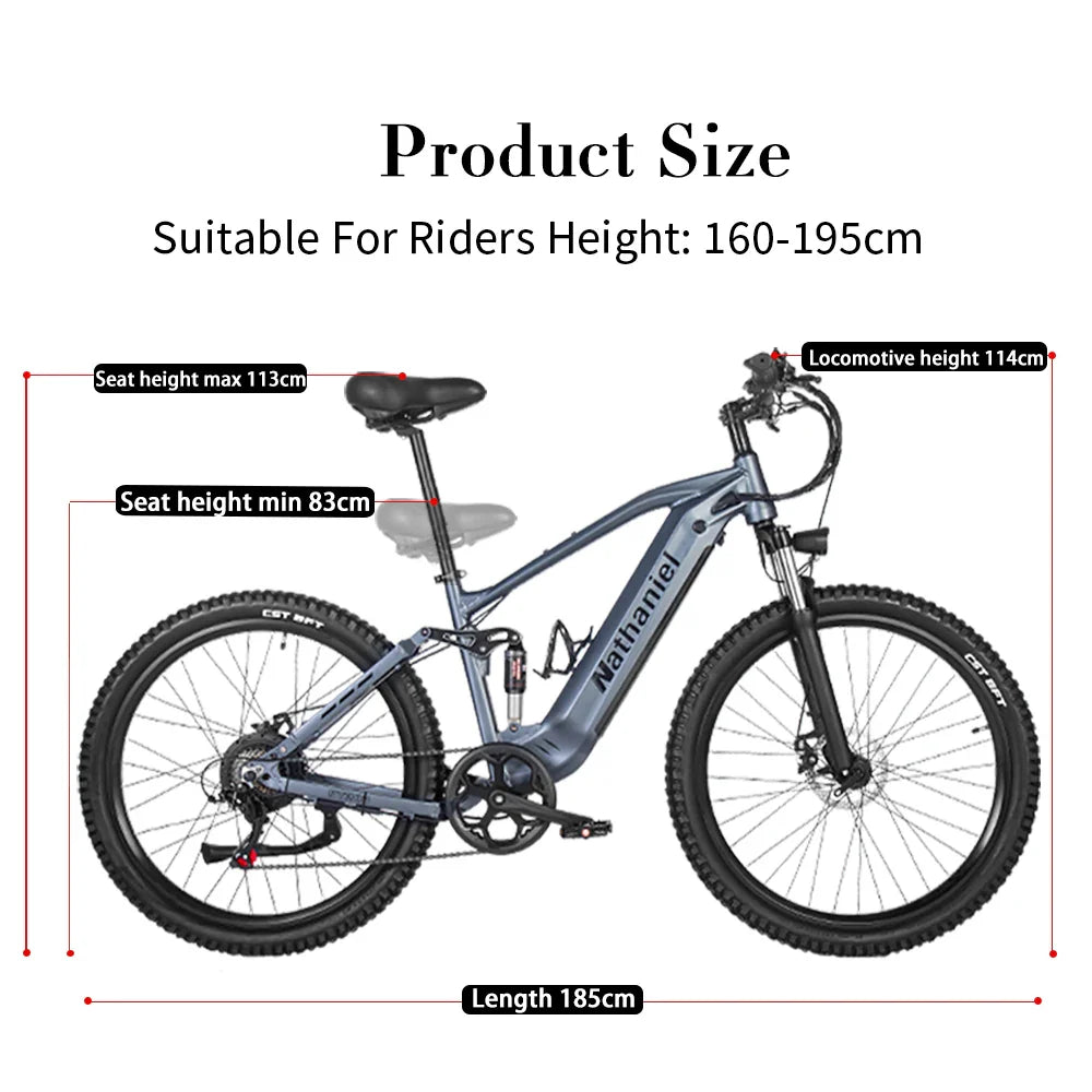  Nathaniel 48V Off-Road Electric Bike