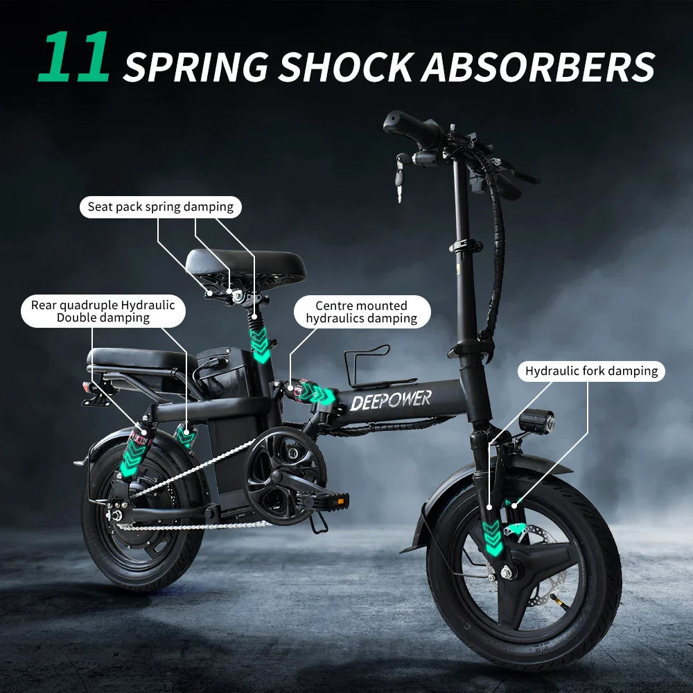 400W Foldable Commuter Electric Bike