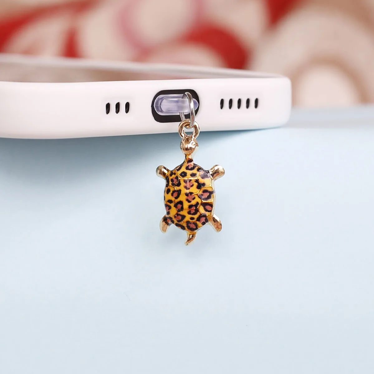 Turtle Phone Dust Plug Accessory