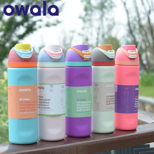 Owala Insulated Stainless Steel Sports Water Bottle  24Oz/32 Oz