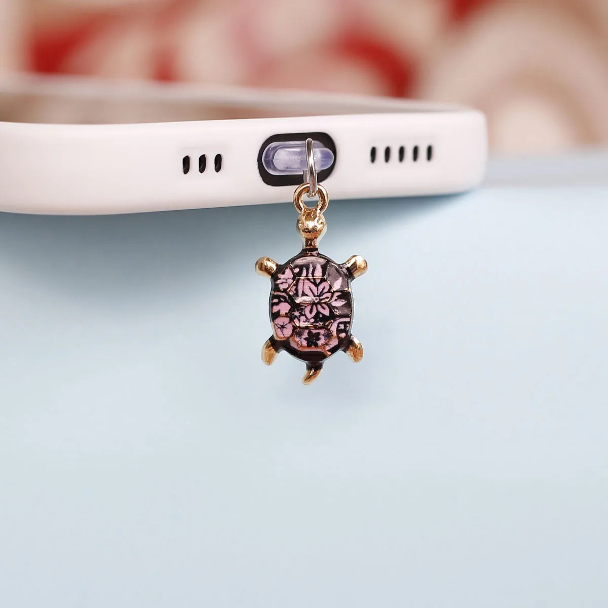 Turtle Phone Dust Plug Accessory