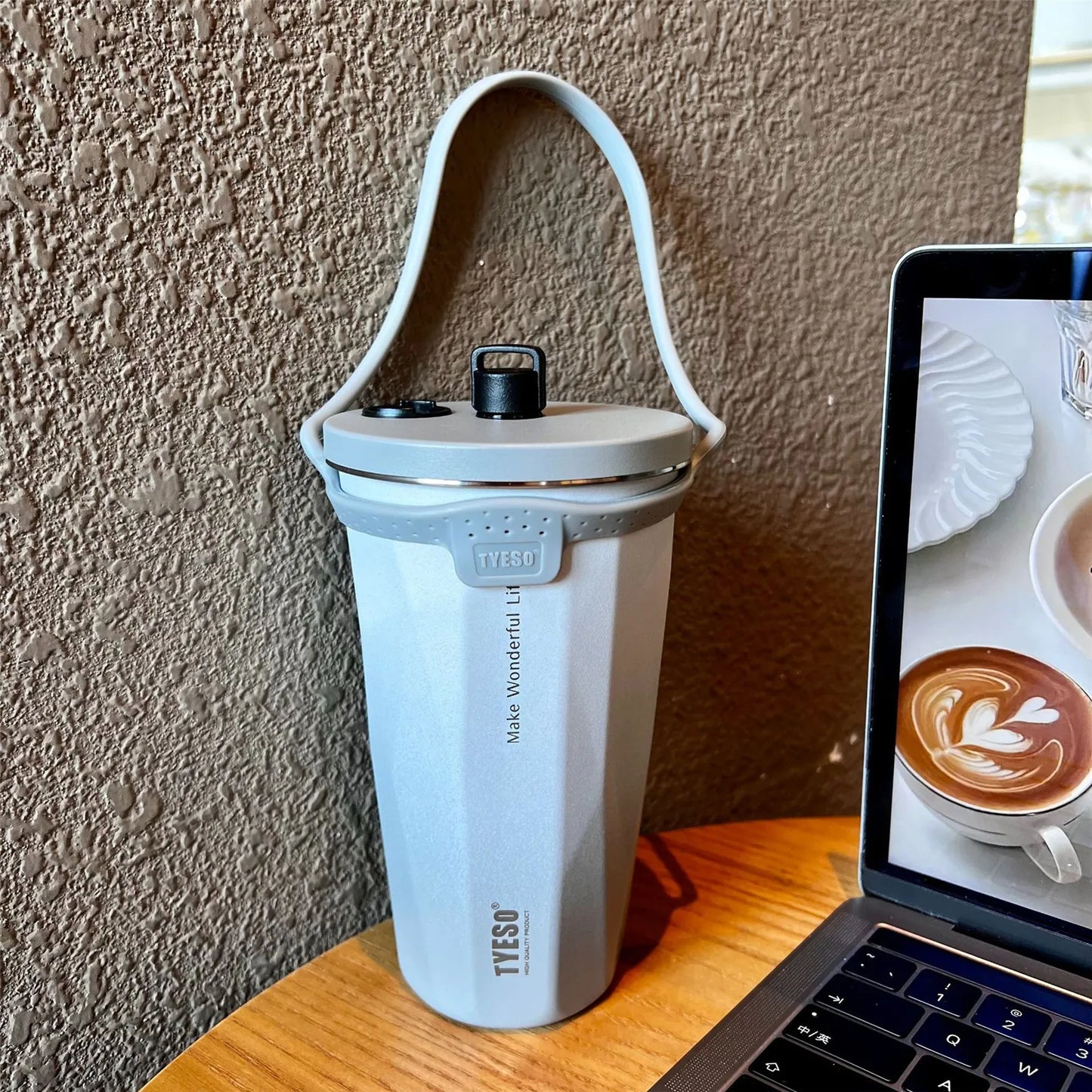 Tyeso Vacuum Insulated Thermos Cup